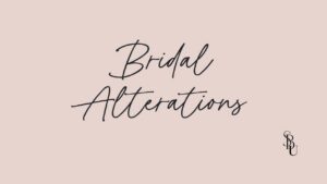Bridal Alterations