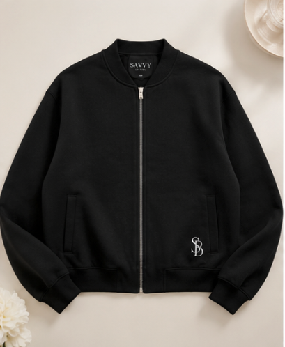 SB Monogram Jacket Black - Image 3