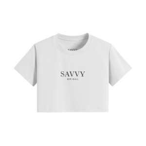 Savvy Bridal Logo Crop Tee